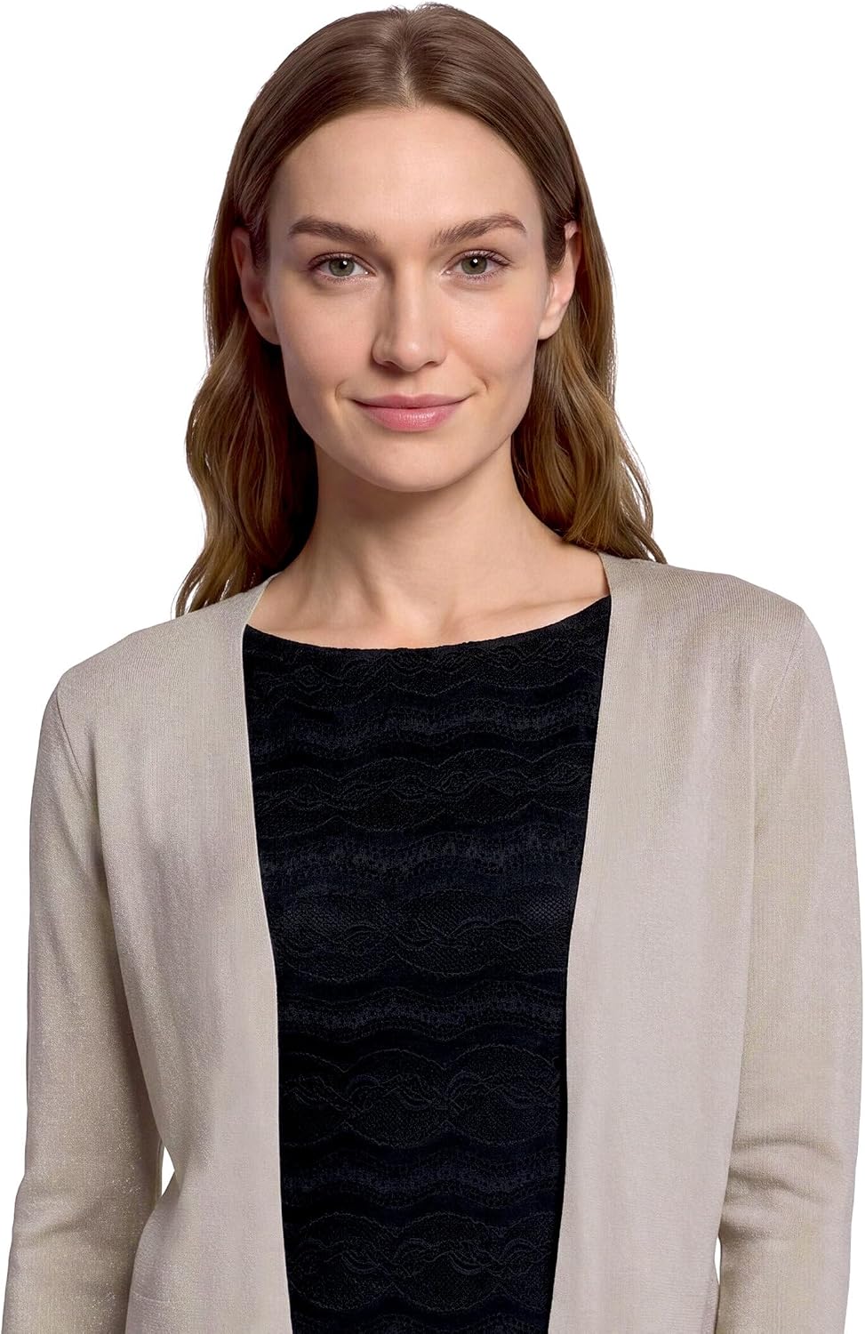 Vera Mont Damen Strickbolero ohne Verschluss XS Grau, XS Grau