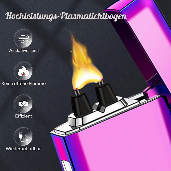 SKRFIRE Plasma Feuerzeuge Wiederaufladbare Drachen USB Feuerzeuge, Elektrisches Feuerzeug Winddichte