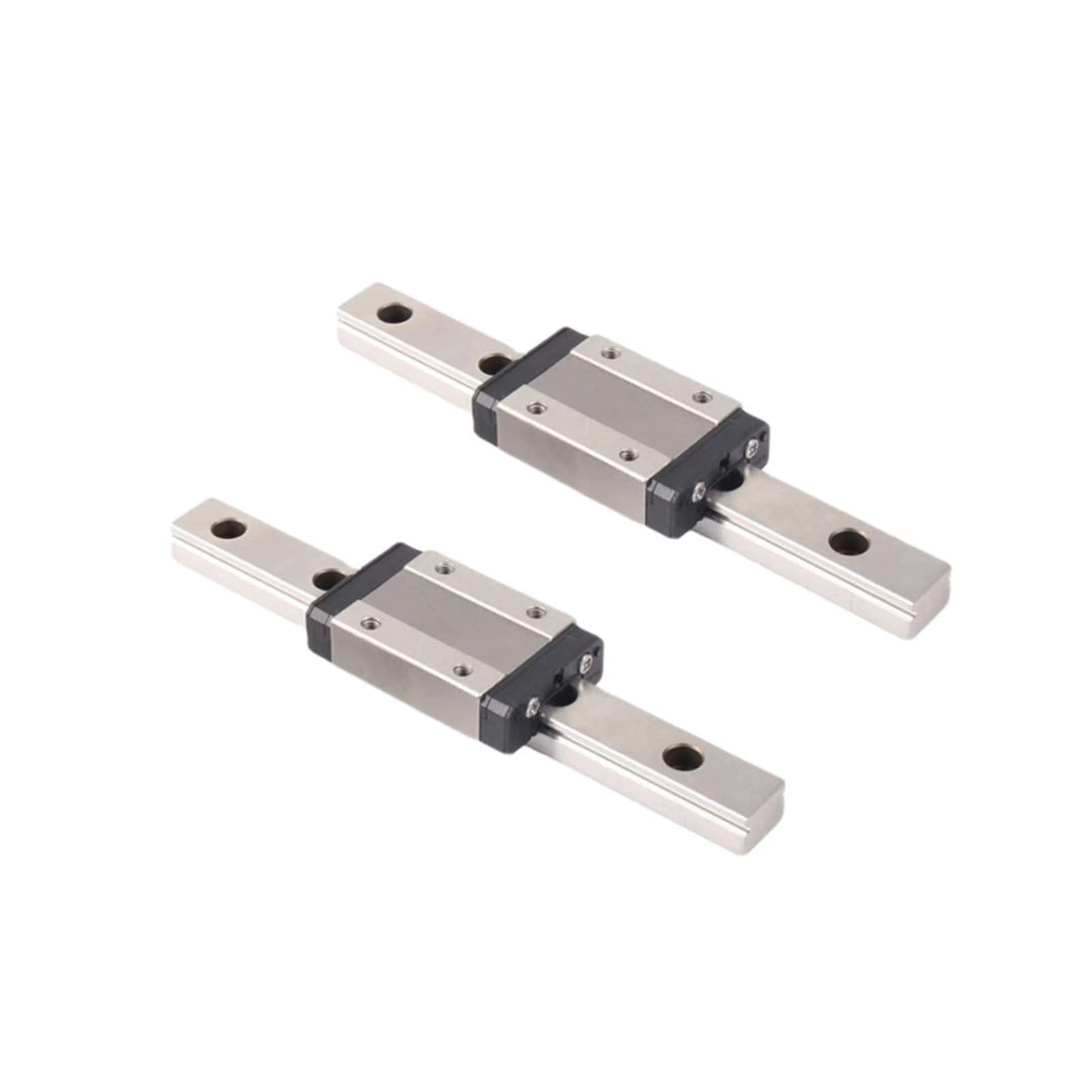 MGN12H Mini Lineare Lagerschlitten Schienenführung 200mm 2 Stück mit 2 Stück MGN12H Typ H Block für