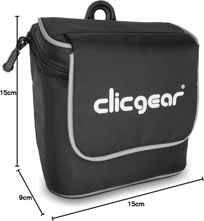 Clicgear 2015 Sports Golf-Entfernungsmesser Trolley Aufbewahrungstasche Schwarz, Schwarz