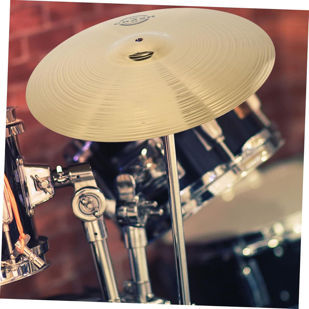 Vaguelly 16 Zoll Crash Cymbals, Messing Schlagzeug Becken für Anfänger Schüler, 40 cm 40cm, 40cm
