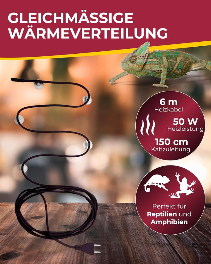 Hobby 10935 Terra-Thermo, Heizkabel, 6 m / 50 W, 6 m / 50 W