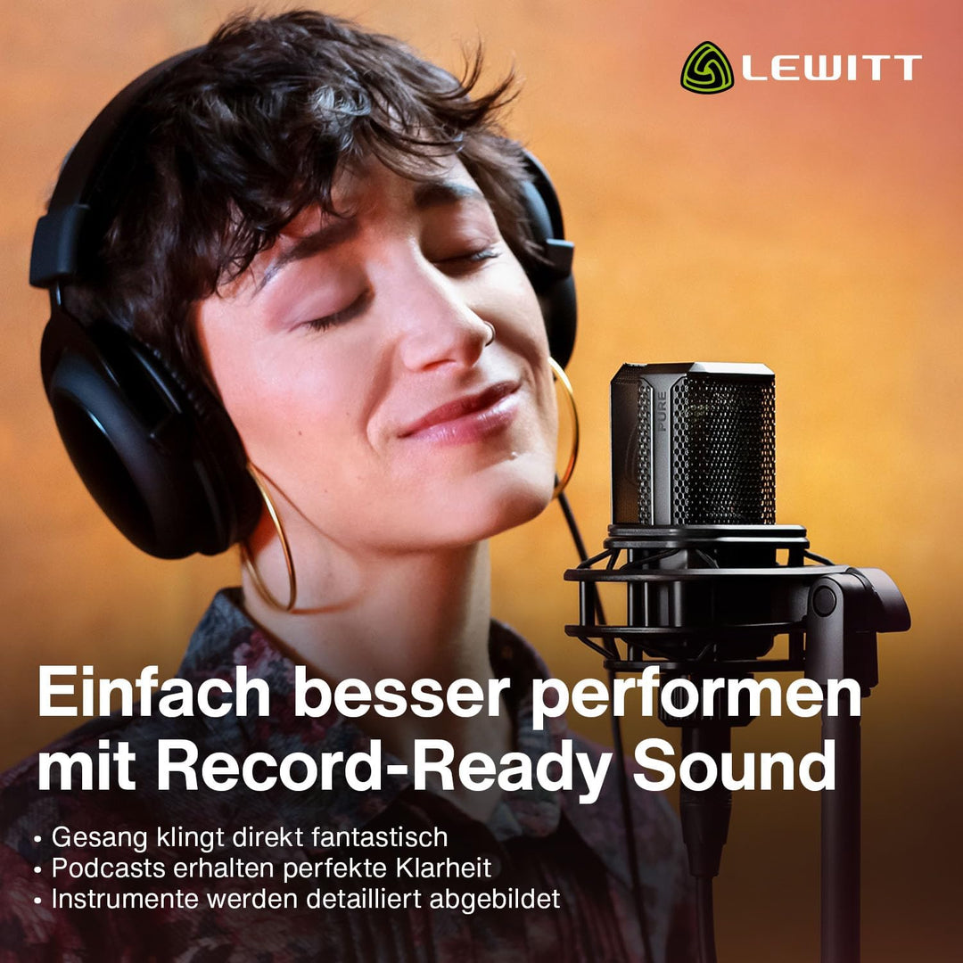 LCT 440 Pure - XLR-Kondensatormikrofon mit 1" Kapsel - Ideal für Gesang, Instrumente, Podcasting & S