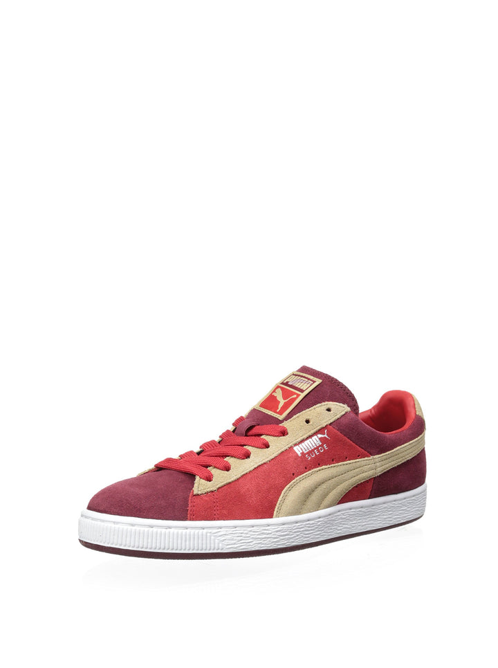 PUMA Jungen Suede Classic Casual Emboss Low-Top Sneaker 42.5 EU Elegant, 42.5 EU Rosso Pomegrante