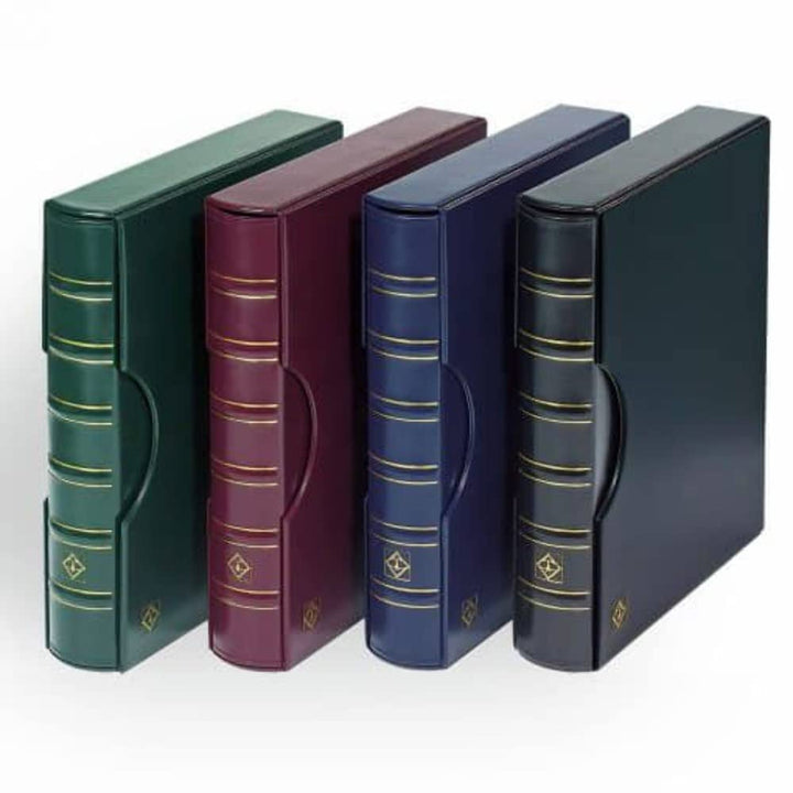 Leuchtturm 317159 Münzalbum Grande - Ringbinder zum Selbstgestalten im Classic-Design - inklusive Sc