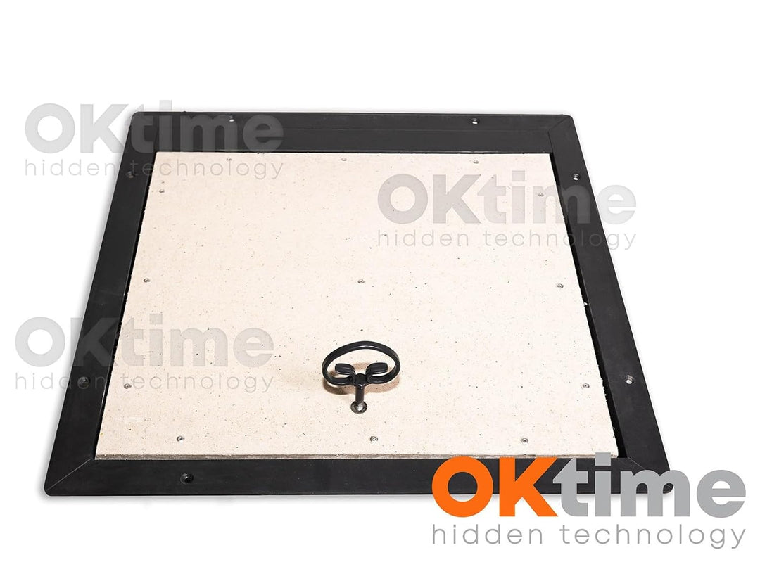 Schachtabdeckung 500 mm x 600 mm Seitenscharniere, Bodenluke Schachtdeckel Revisionsschacht Kanalsch