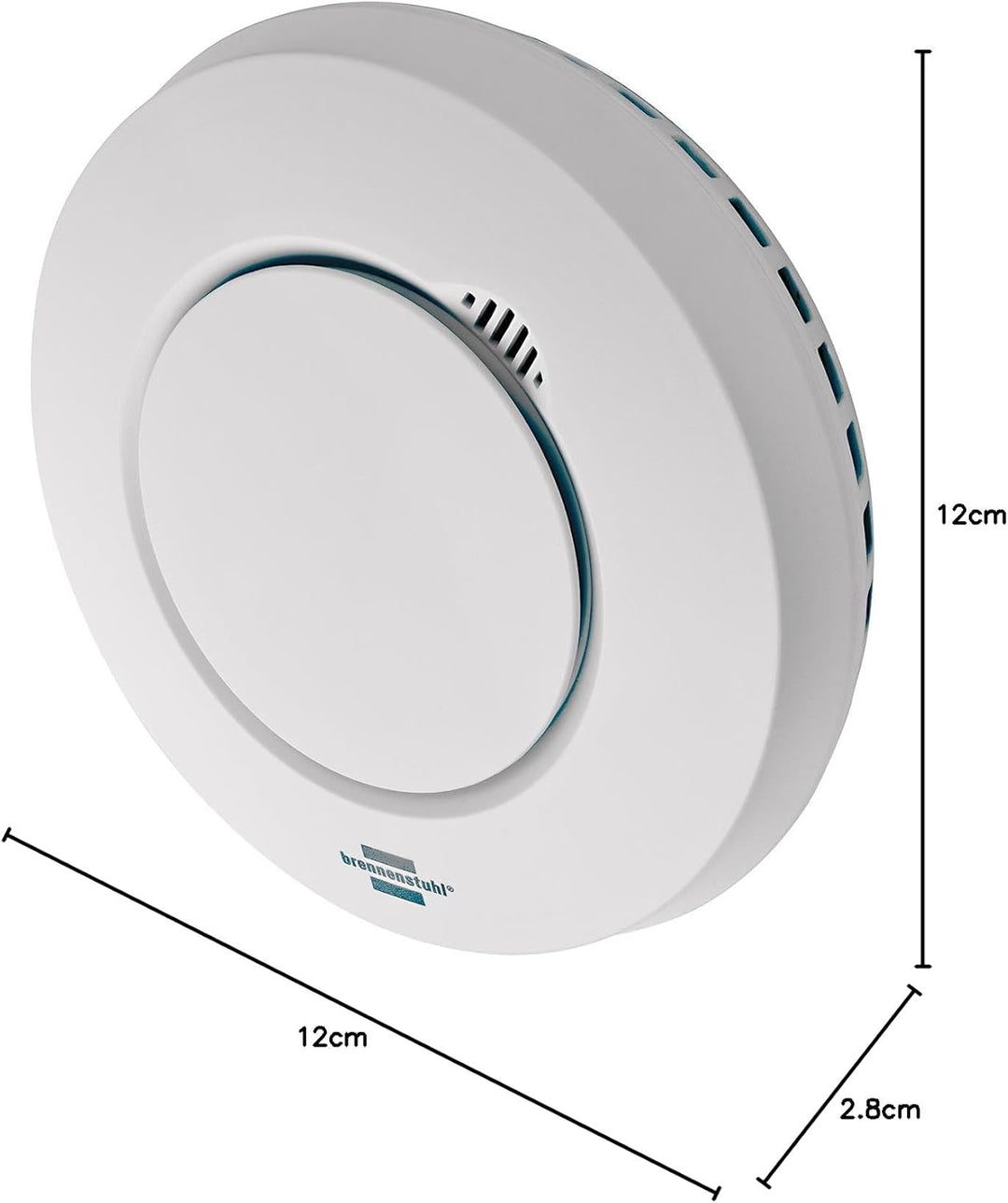 Brennenstuhl BrematicPRO Smart Home Rauchmelder / Hitzewarnmelder (App-Funktion zur Benachrichtigung
