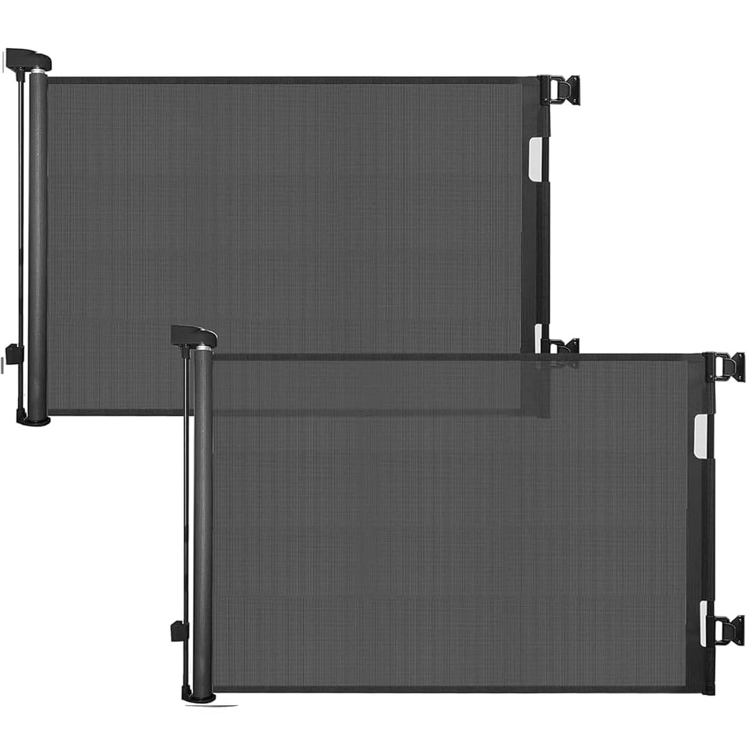 2PCS Treppenschutzgitter für Babys, 86 cm hoch, ausziehbar bis 140 cm breit, Kinderschutzgitter für