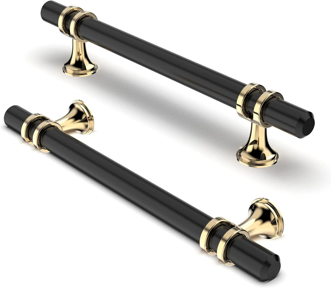 FURNIWARE 10 Stück Möbelgriff, 128mm Bohrlochabstand Möbelgriffe Schrankgriffe Küche Kabinett Griff