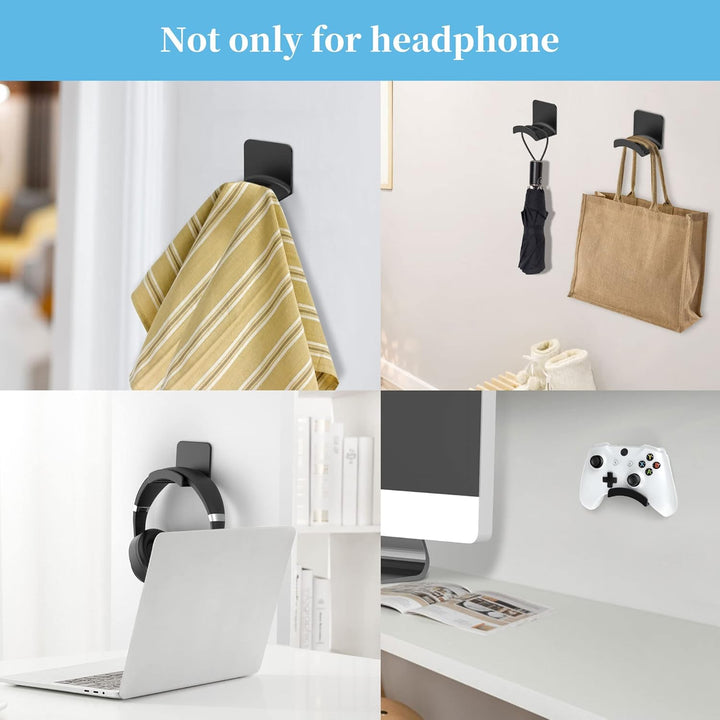 Cozycase Universal Kopfhörer Halter mit starkem Klebeband Premium Headset Halterung Wandhalterung TP