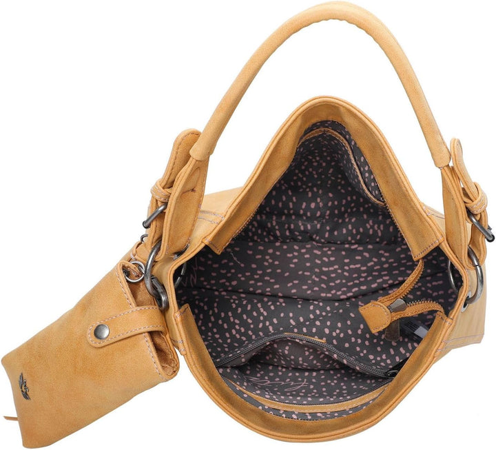 Fritzi aus Preussen Damen Fritzi 2 Medium Hobo Schultertasche Honey Mustard, Honey Mustard