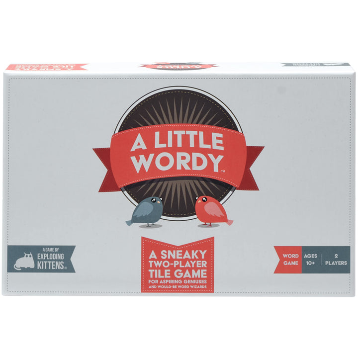 Exploding Kittens LLC A Little Wordy by Card Games for Adults Teens & Kids - Fun Family Games - A Ru