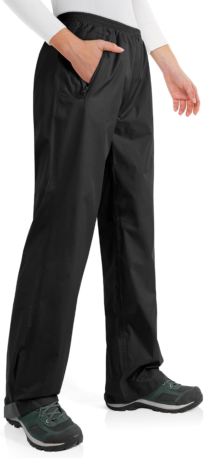 33,000ft Regenhose Damen Wasserdicht Atmungsaktive Fahrrad Überziehhose Leichte Wanderhose Winddicht