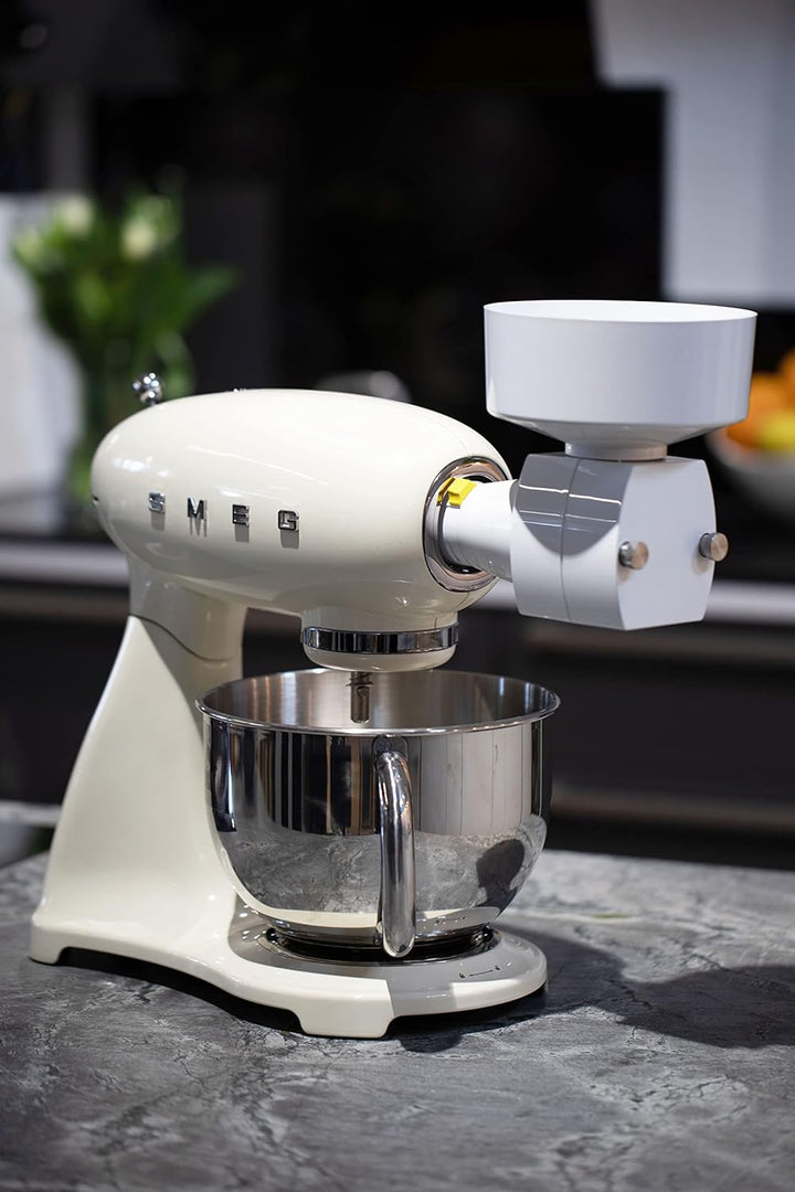 Jupiter Küchenmaschinen original Flockenquetsch-Vorsatz, Zubehör kompatibel mit Smeg & Kenwood Küche