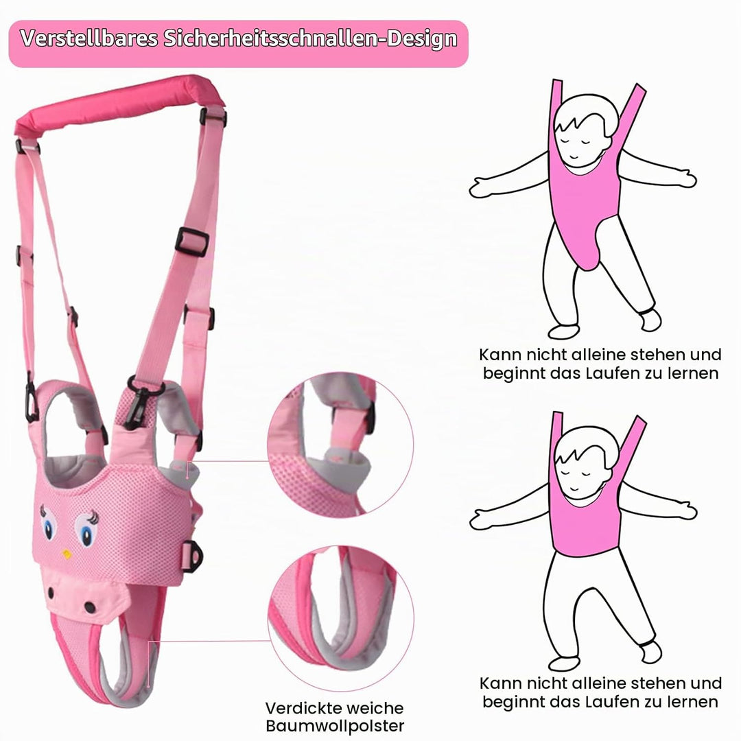 IULONEE Lauflernhilfe Gehhilfe für Baby Stehen und Gehen Lernen Helfer 4 in 1 Funktionale Verstellba