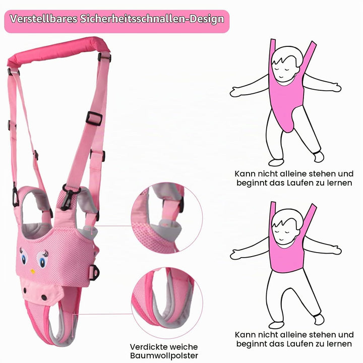 IULONEE Lauflernhilfe Gehhilfe für Baby Stehen und Gehen Lernen Helfer 4 in 1 Funktionale Verstellba
