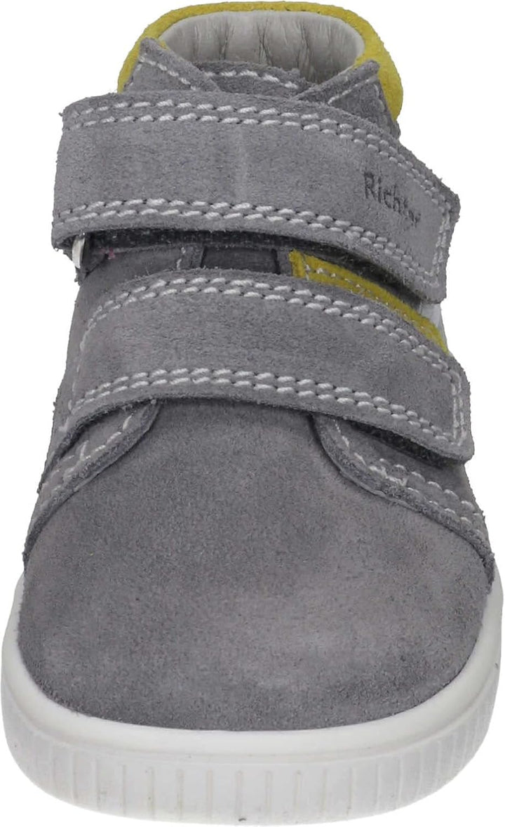 Richter Kinderschuhe Jungen Valentin Sneaker 22 EU Stone Pineapple Whit, 22 EU Stone Pineapple Whit