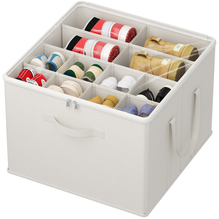 Lifewit Schuhorganizer 1er Set für 8 Paar, Grosser Schuhschran für Closet mit Unterteilungen und Dec