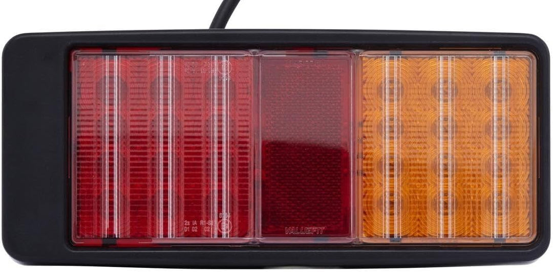 HELLA - Heckleuchte - Valuefit - LED - 12/24V - Anbau/geschraubt - Lichtscheibenfarbe: rot/gelb - St