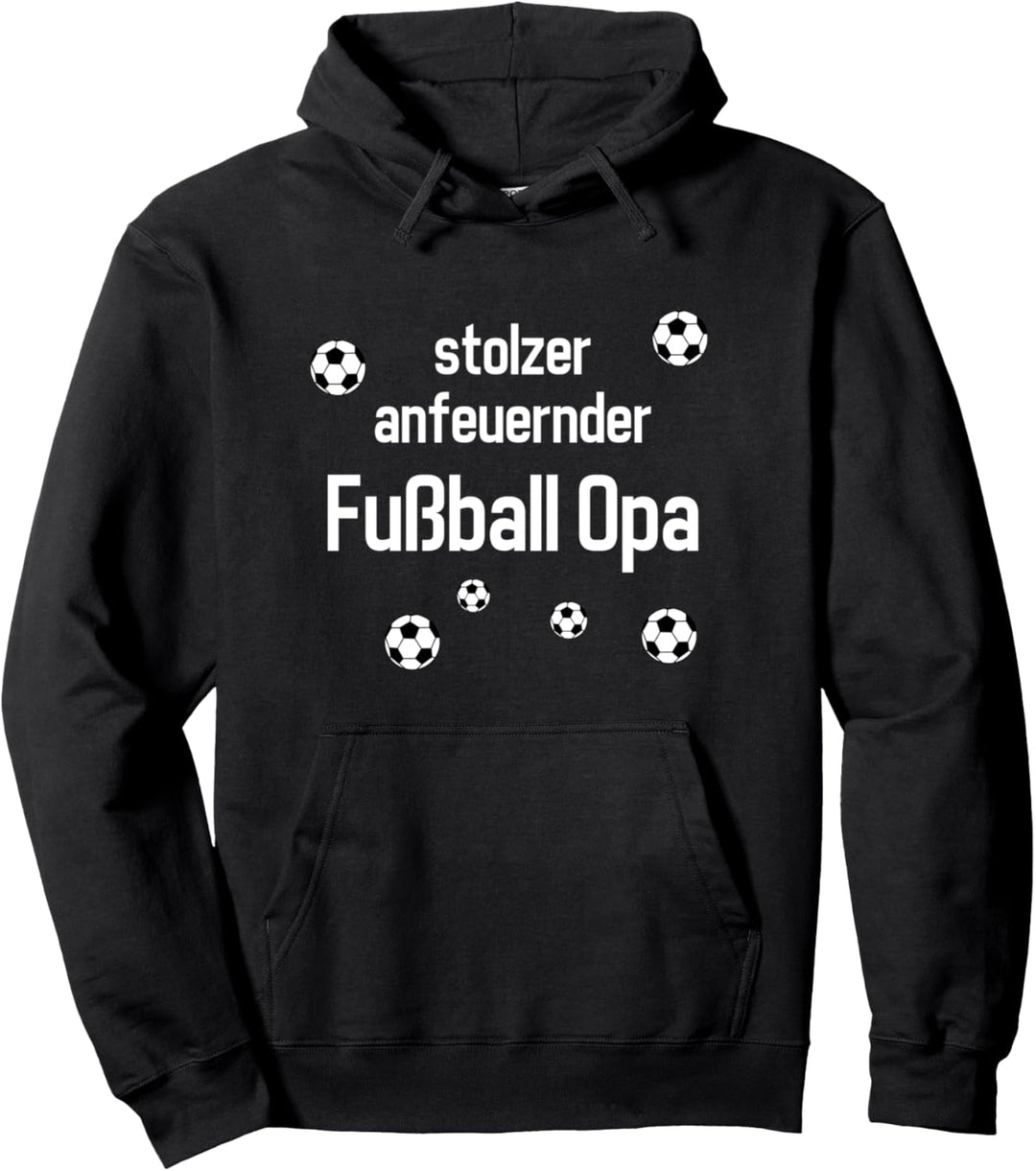 Lustiger Fussball Opa Pullover Hoodie