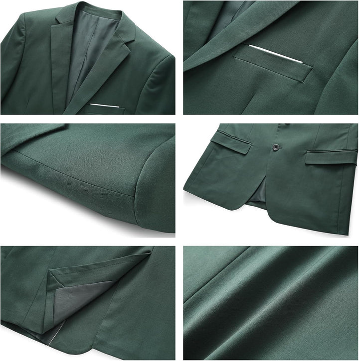 Herren Anzug 2 Stücke Slim Fit Anzug Business Hochzeit Formal Dinner Zwei Knöpfe Smoking Anzug für M