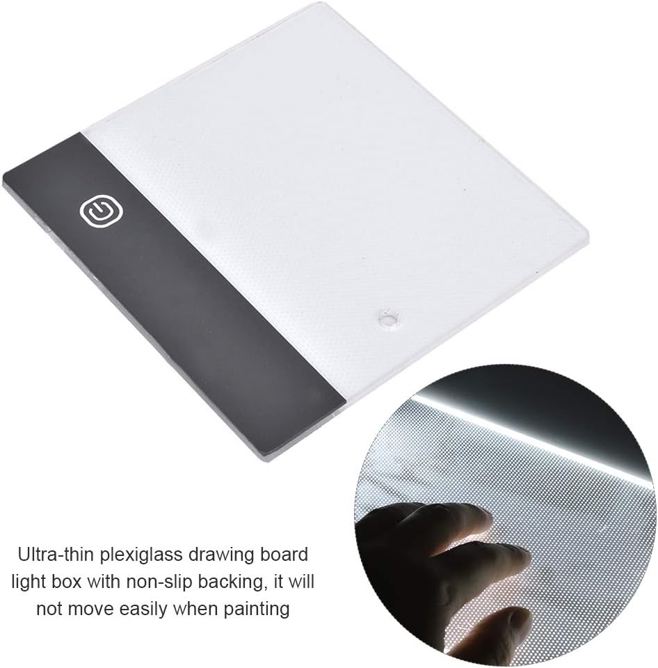 Cikonielf Handzeichnung LED Handzeichnung LED-Platine Tragbares Positionierungsloch USB Flip Book Ki
