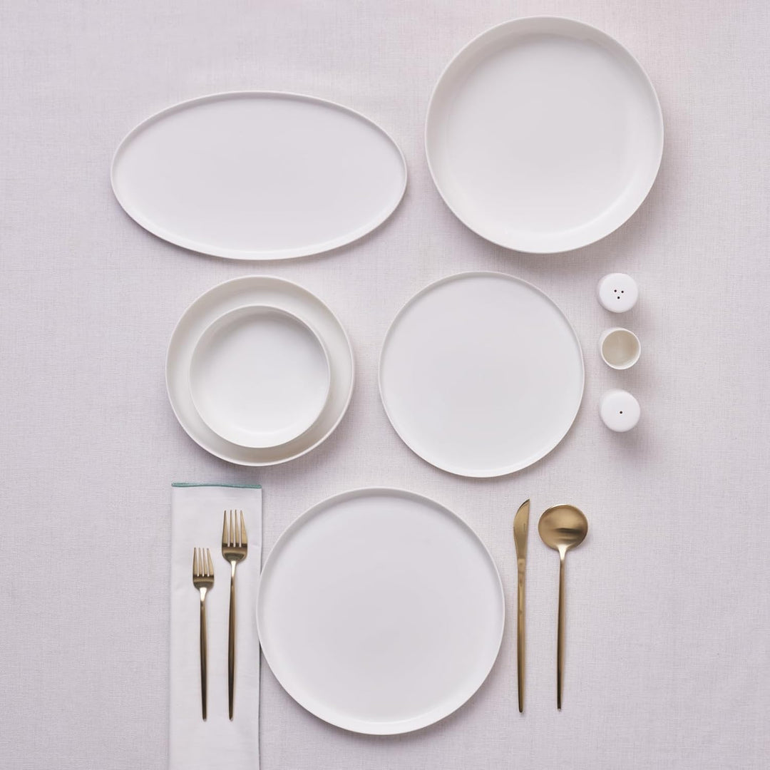 Karaca Earth Collection Matte Glaze 55-tlg Geschirrset für 12 Personen, Steingut, Spülmaschinen- & M