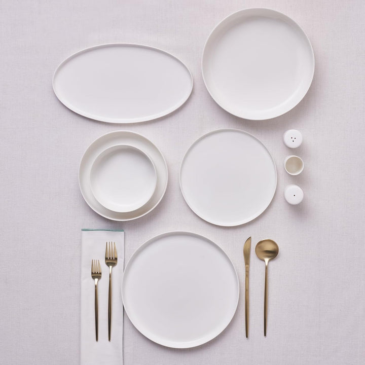 Karaca Earth Collection Matte Glaze 55-tlg Geschirrset für 12 Personen, Steingut, Spülmaschinen- & M