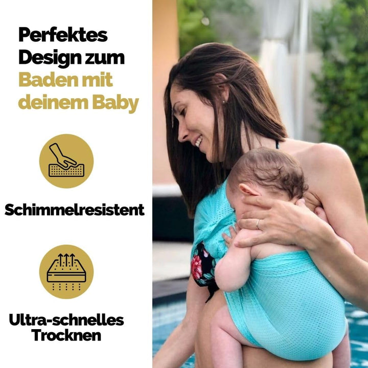 Amarsupiel | Baby-Wasserträger | Baby Wasser Schultergurt | Ultraschnell trocknende | Ergonomische B