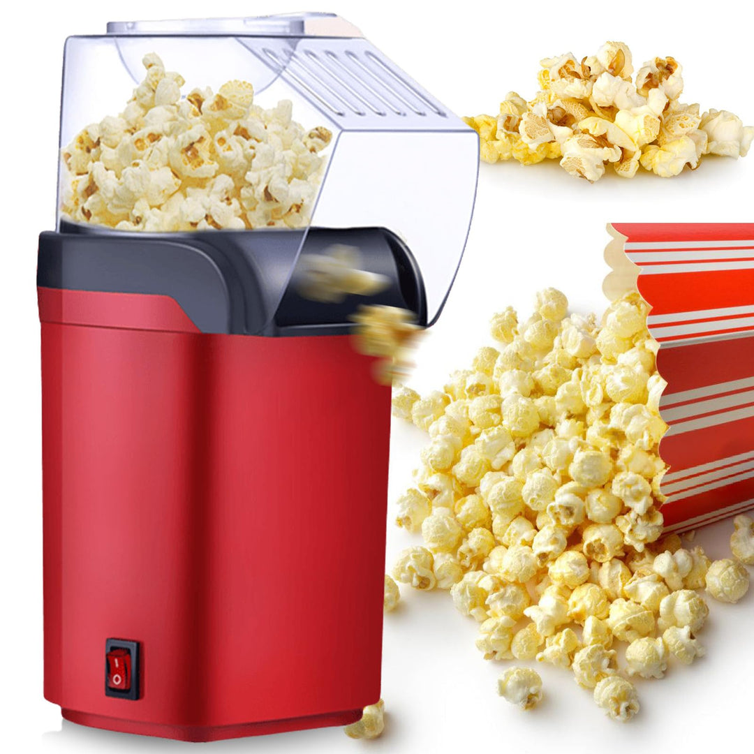Popcornmaschine: 1200W HeissLuft Popcornmaschine, Selbstgemachte Popcorn Maker, Gesund& Ölfrei, 2 Mi