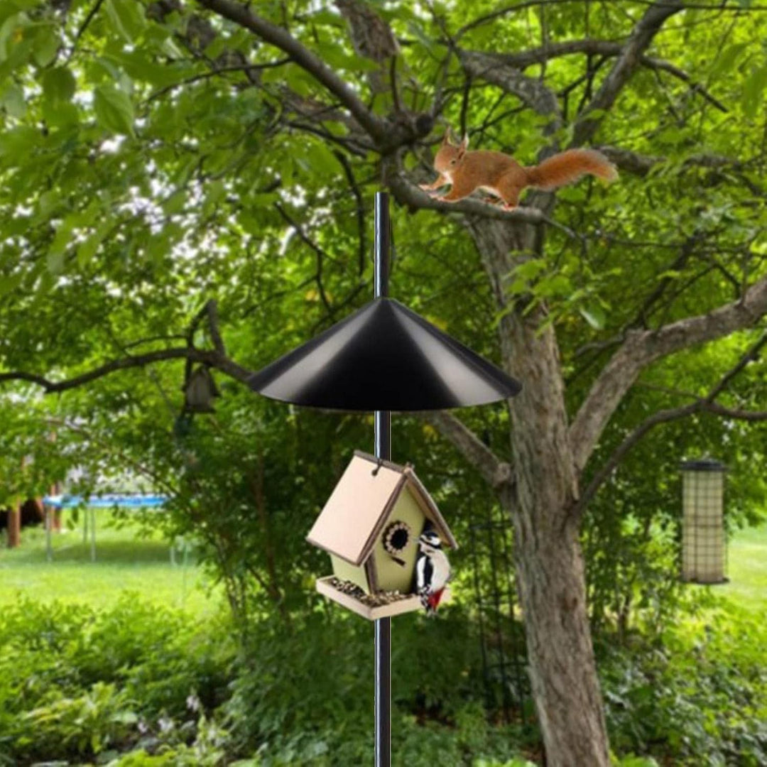 Eichhörnchen-Windabweiser für Pfosten, Eichhörnchen-sichere Vogelfutterstation - Eichhörnchen-Vogelf