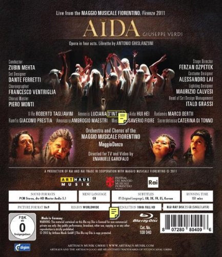 Verdi: Aida, Blu-ray