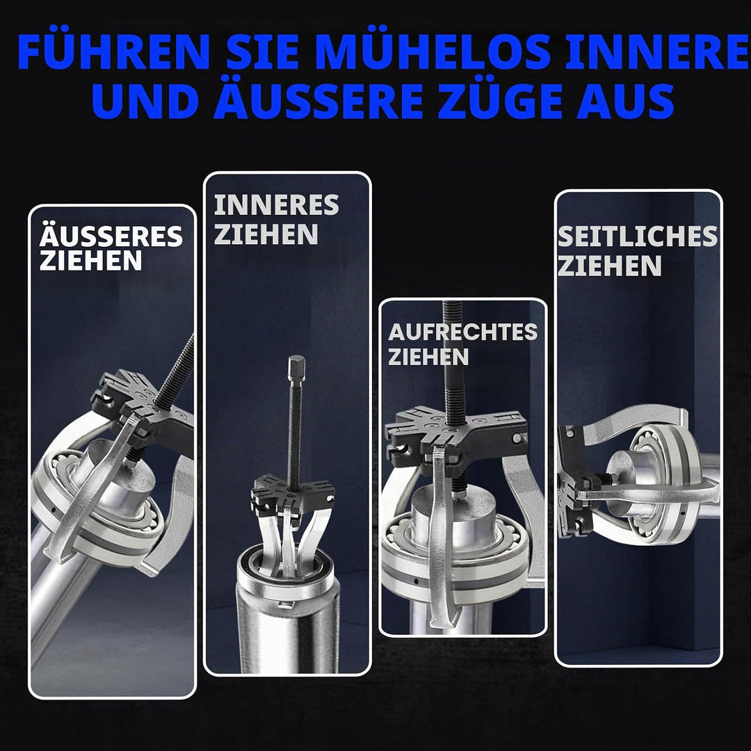 CCLIFE Lagerabzieher Set 2 oder 3 Armig, 76-178mm Innen-/Aussen Abzieher Satz, Multifunktionales Lag
