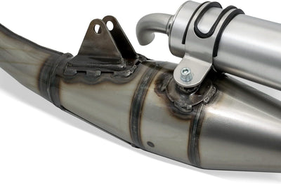 Auspuffanlage LeoVince Komplettanlage HAND MADE TT, Aluminium, mit Zulassung für Aprilia SR Stealth/