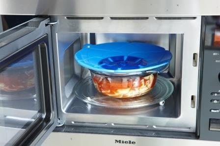 Kochblume L Ø14-24cm | Silikon Überkochschutz | Spritzschutz | Universaldeckel | Premium-Silikon | H