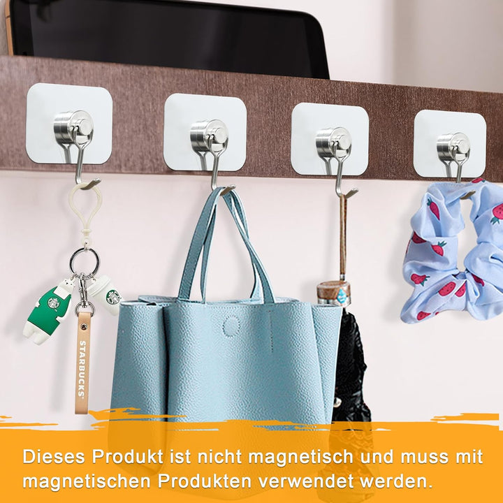 100 Stück Metallplatte Metallplättchen Selbstklebend, Metallplatte für Magnete, Sehr Dünn Metallplat