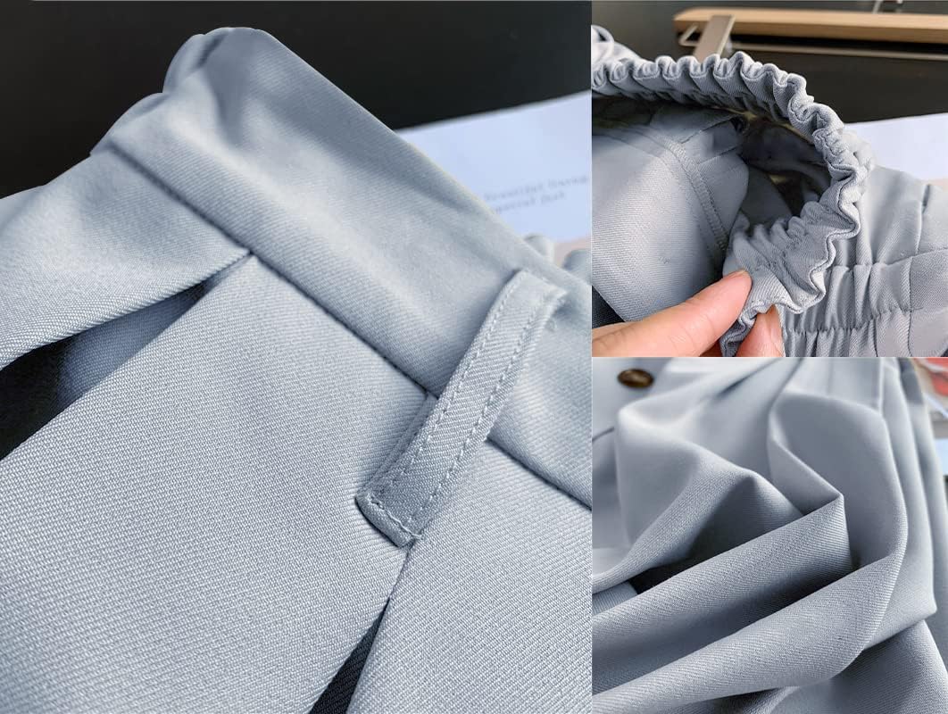 JayscreateEU Damen Rock Midirock Rock Lang Hohe Taille Rock Knielang A Linie Damen Mit Taschen Somme