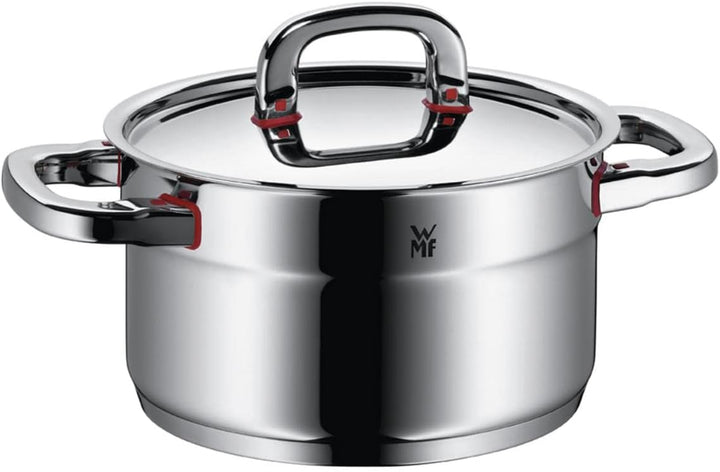 WMF Premium One Kochtopf gross 20cm, Metalldeckel mit Dampföffnung, Fleischtopf Induktion 3,3l, Crom