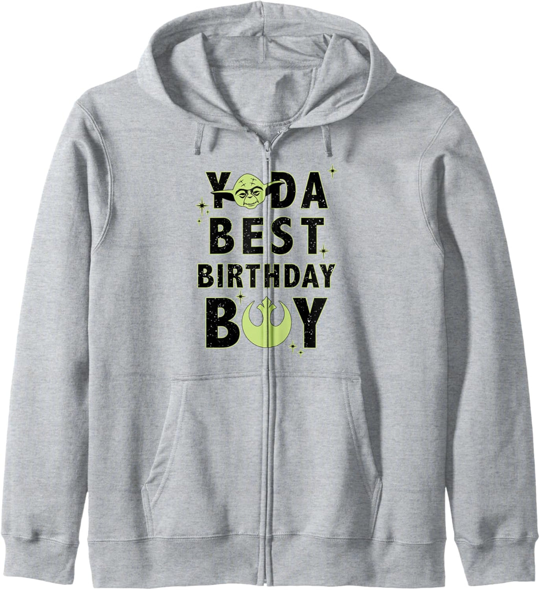 Star Wars Yoda Best Birthday Boy Rebel Logo Kapuzenjacke