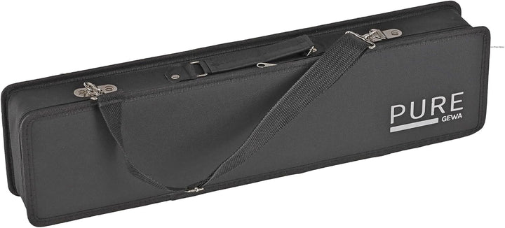 GEWA Melodica, 37 Tasten, Tonumfang f-f´´´, inklusive Anblasschlauch und Etui mit Tragegurt, schwarz