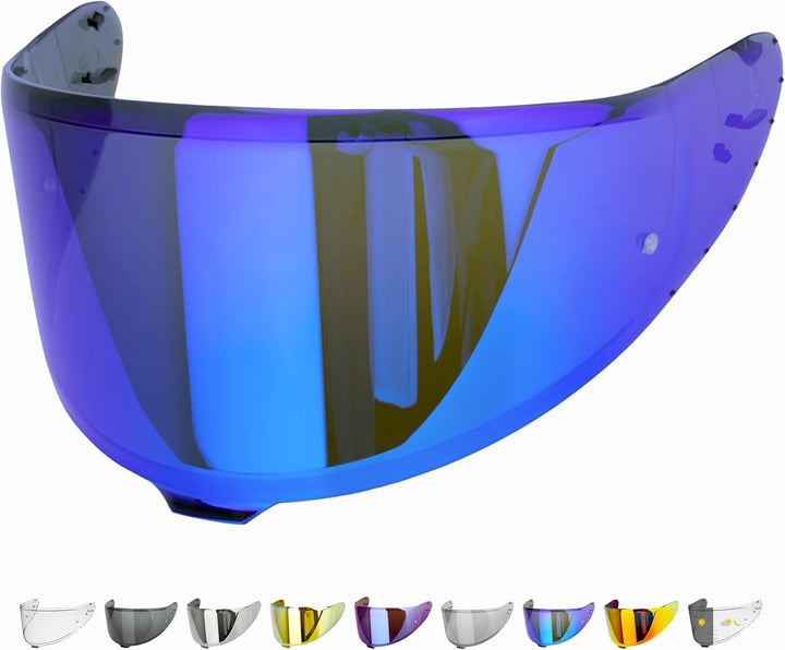 Everalo Kompatibel mit Shoei Nxr 2 Visier - Z8 - X15 - xSPR Pro - Cwr f2 - Helmvisier Pinlock Ready
