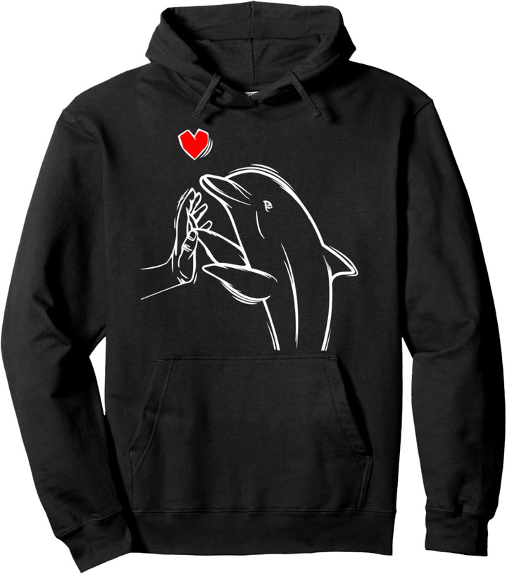 Delfin Damen Kinder Mädchen Delfine Pullover Hoodie