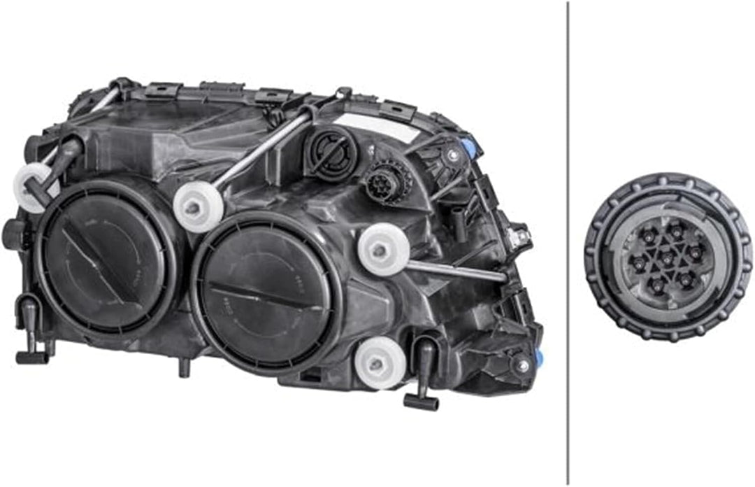 HELLA 1EH 009 513-331 FF/Halogen-Hauptscheinwerfer - links - für u.a. Mercedes-Benz Actros MP3