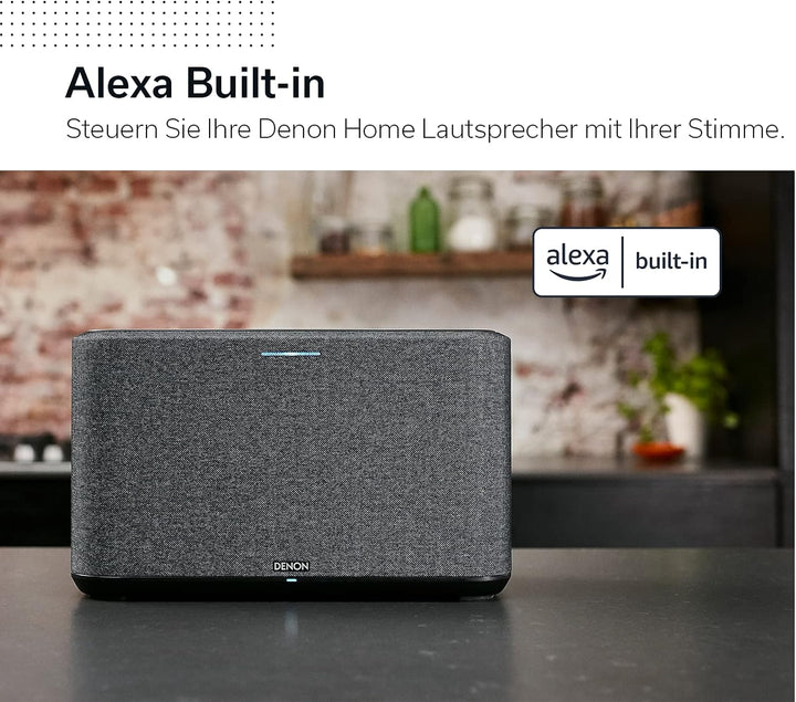 Denon Home 350 Multiroom-Lautsprecher, HiFi Lautsprecher mit HEOS Built-in, Alexa integriert, WLAN,