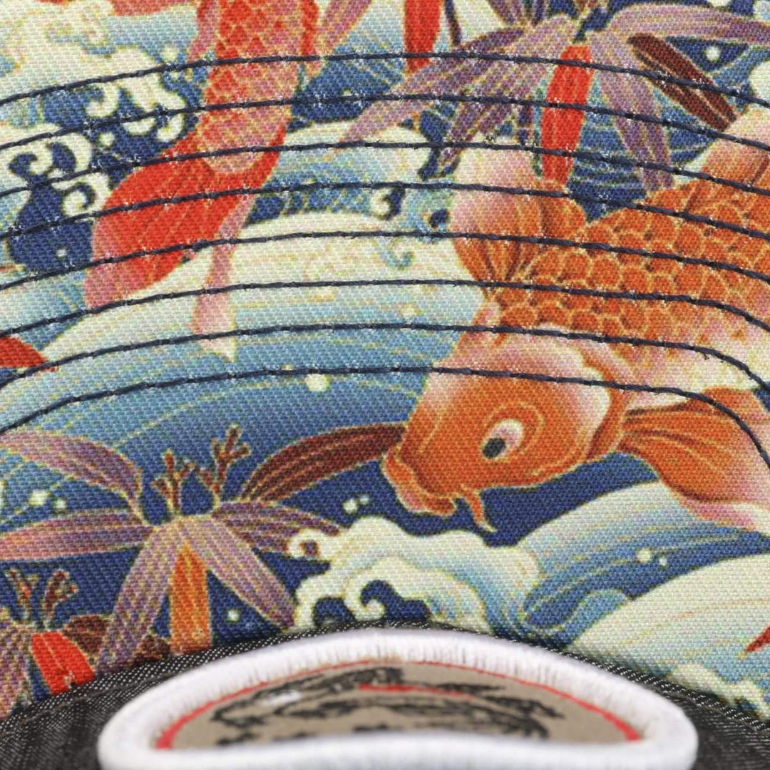 Djinns - Koi Linen (REV. Schwarz) - Snapback Cap Baseballcap Hat Kappe Mütze Caps