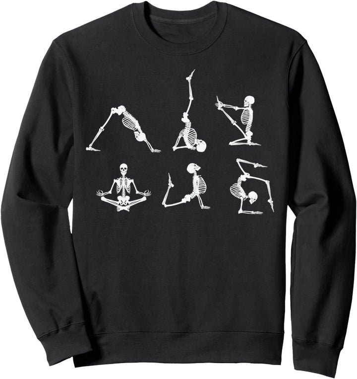 Yoga Skelett Posen Sweatshirt