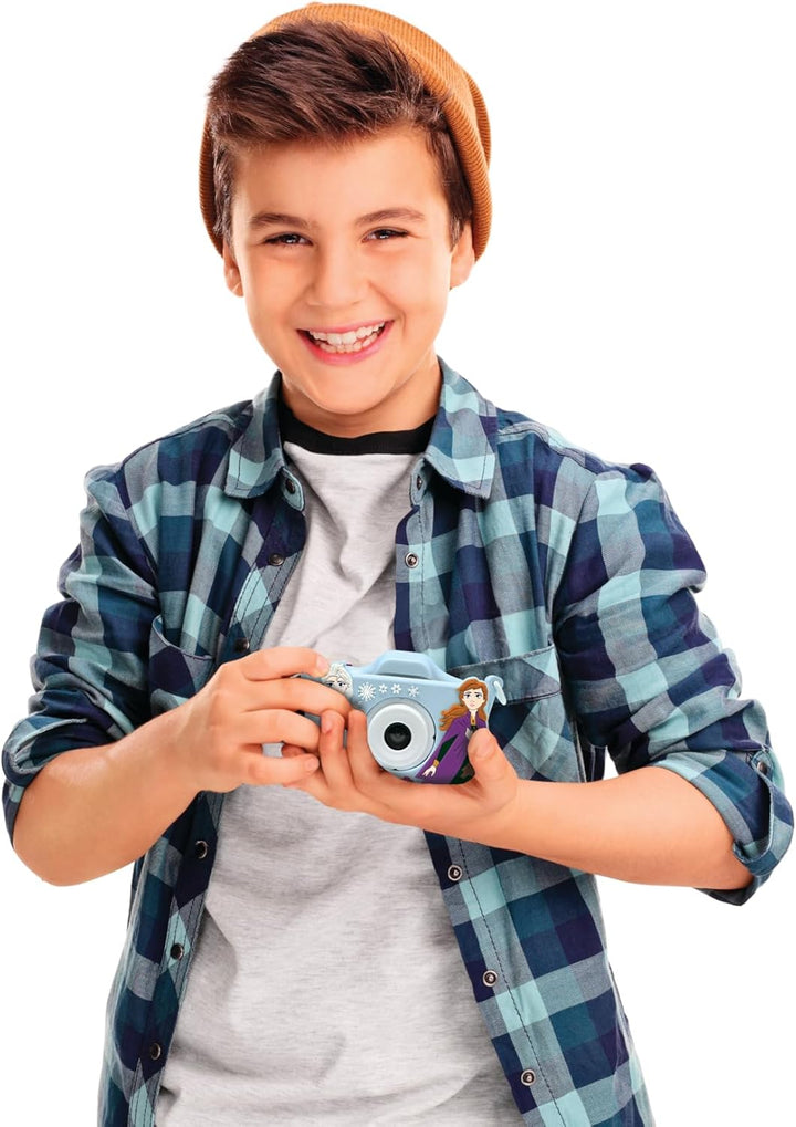 Lexibook, Frozen, 4-in-1 camera voor kinderen met bescherming, Foto-, video-, MP3- en spelletjesfunc