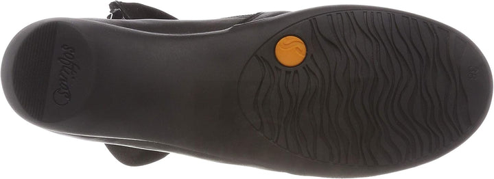Softinos Mädchen Farah Smooth Combi Stiefeletten, Schwarz (Black/Smoke 552), 35 EU