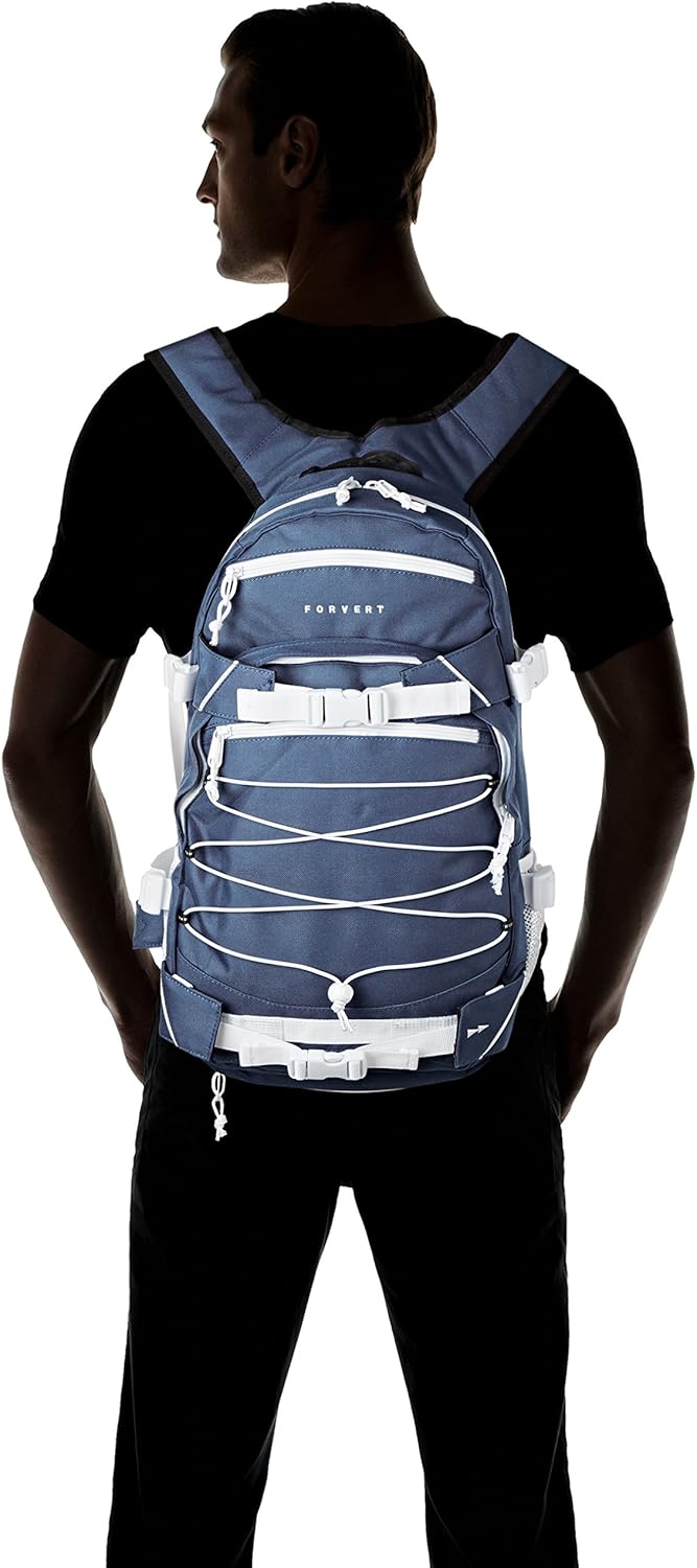 Forvert Backpack Ice Louis 50.5 x 26.5 x 12 cm, 19.5 liters Blau (Navy Red), Blau (Navy Red)