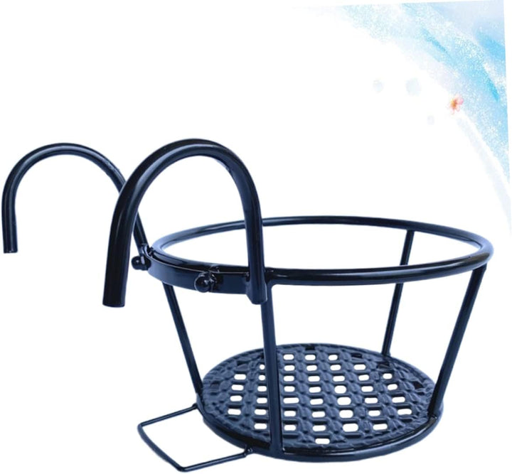 OFFSCH 1stück Abnehmbarer Blumentopf Halter Aus Schmiedeeisen Hängeregal Für Balkon Garten Und Terra